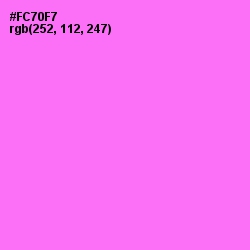 #FC70F7 - Blush Pink Color Image