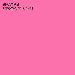 #FC71AB - Hot Pink Color Image