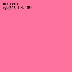 #FC729D - Deep Blush Color Image