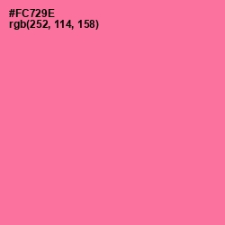 #FC729E - Deep Blush Color Image