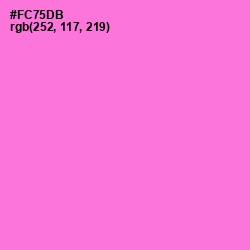 #FC75DB - Orchid Color Image