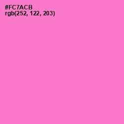 #FC7ACB - Orchid Color Image