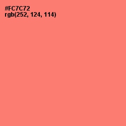 #FC7C72 - Brink Pink Color Image