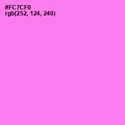 #FC7CF0 - Blush Pink Color Image