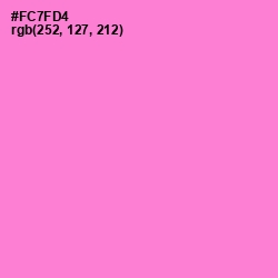 #FC7FD4 - Orchid Color Image
