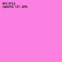 #FC7FE2 - Blush Pink Color Image