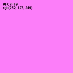 #FC7FF9 - Blush Pink Color Image