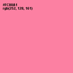#FC80A1 - Tickle Me Pink Color Image