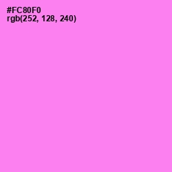 #FC80F0 - Lavender Magenta Color Image