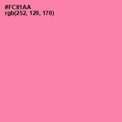 #FC81AA - Tickle Me Pink Color Image