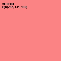 #FC8384 - Geraldine Color Image