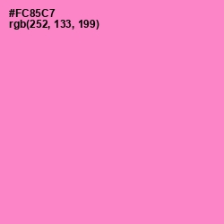 #FC85C7 - Shocking Color Image