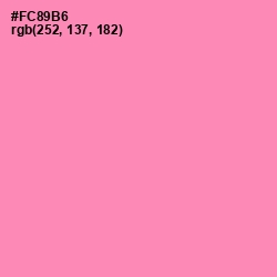 #FC89B6 - Tickle Me Pink Color Image