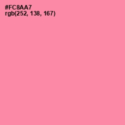#FC8AA7 - Tickle Me Pink Color Image
