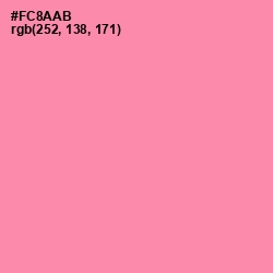 #FC8AAB - Tickle Me Pink Color Image