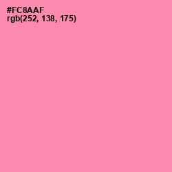 #FC8AAF - Tickle Me Pink Color Image