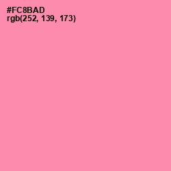 #FC8BAD - Tickle Me Pink Color Image