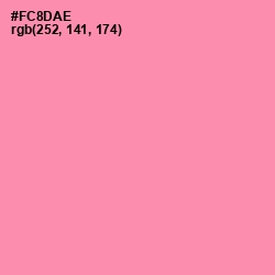 #FC8DAE - Tickle Me Pink Color Image