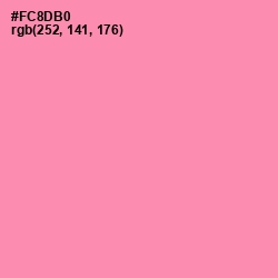 #FC8DB0 - Pink Salmon Color Image