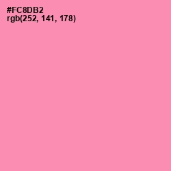 #FC8DB2 - Pink Salmon Color Image