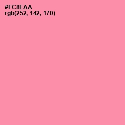 #FC8EAA - Tickle Me Pink Color Image