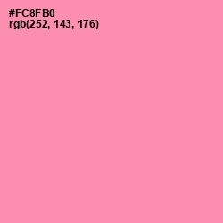 #FC8FB0 - Pink Salmon Color Image