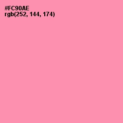 #FC90AE - Pink Salmon Color Image