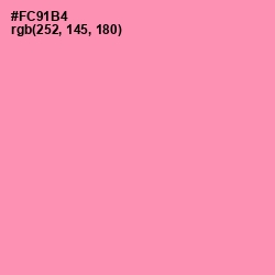 #FC91B4 - Mauvelous Color Image