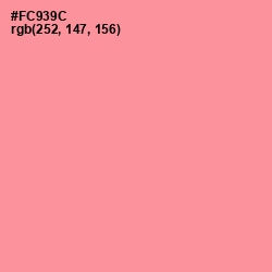 #FC939C - Sea Pink Color Image