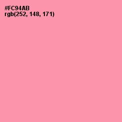 #FC94AB - Pink Salmon Color Image