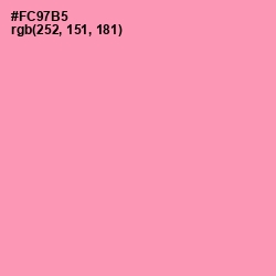 #FC97B5 - Wewak Color Image