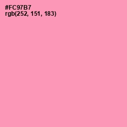 #FC97B7 - Wewak Color Image