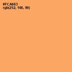 #FCA663 - Sandy brown Color Image