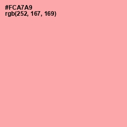 #FCA7A9 - Cornflower Lilac Color Image