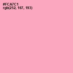 #FCA7C1 - Carnation Pink Color Image