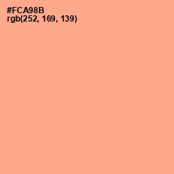 #FCA98B - Hit Pink Color Image