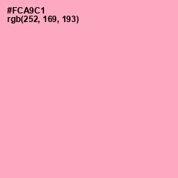 #FCA9C1 - Carnation Pink Color Image