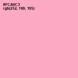 #FCA9C3 - Carnation Pink Color Image