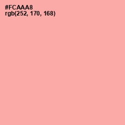 #FCAAA8 - Cornflower Lilac Color Image