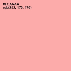 #FCAAAA - Cornflower Lilac Color Image