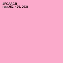 #FCAACB - Carnation Pink Color Image