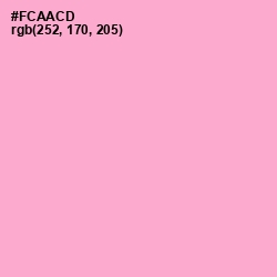 #FCAACD - Carnation Pink Color Image