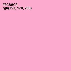 #FCAACE - Carnation Pink Color Image