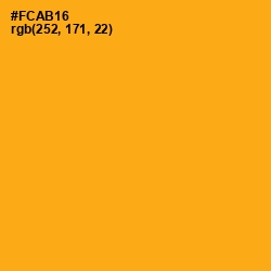 #FCAB16 - Sun Color Image