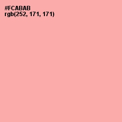 #FCABAB - Cornflower Lilac Color Image