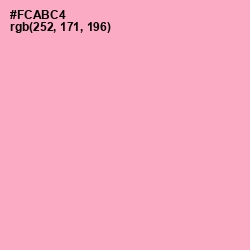 #FCABC4 - Carnation Pink Color Image