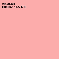 #FCACAB - Cornflower Lilac Color Image