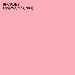 #FCADB7 - Sundown Color Image