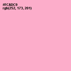 #FCADC9 - Carnation Pink Color Image