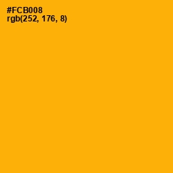 #FCB008 - Selective Yellow Color Image